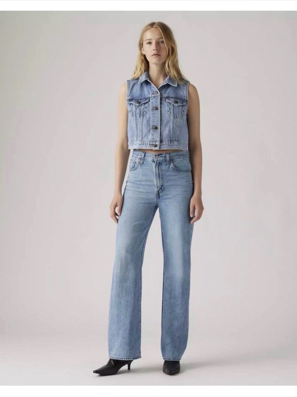 Levis ribcage wide leg Far and wide 23 28” read